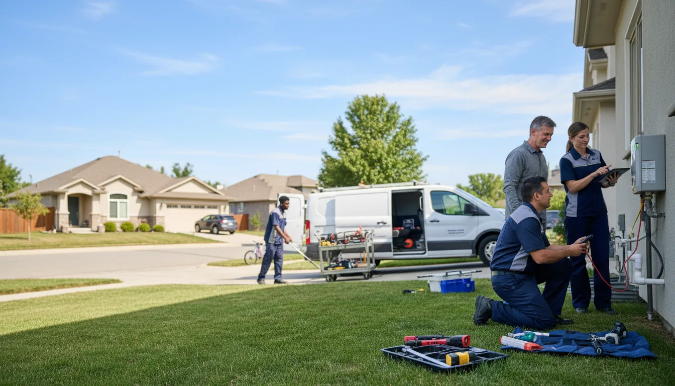 Tankless water heater service in Viola, KS
